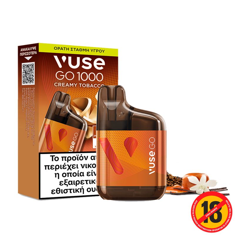 Vuse Disposable Electronic Cigarette GO 1000 Creamy Tobacco