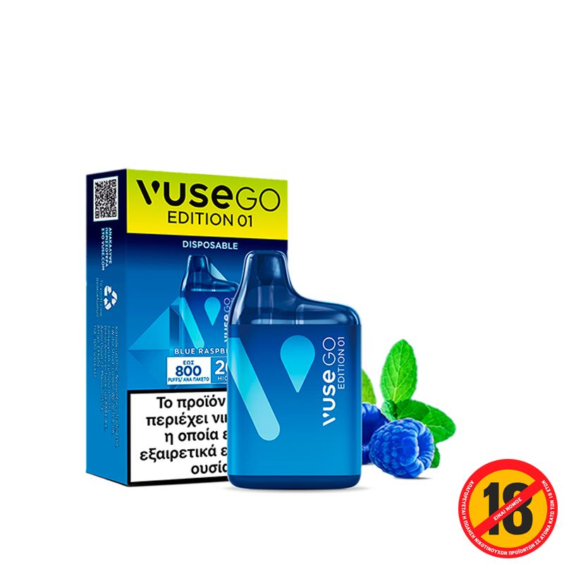 Vuse Go Edition 01 Disposable Electronic Cigarette Blue Raspberry