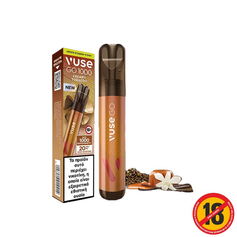 2025 Vuse ePod Go 1000 Pen Reload Creamy Tobacco