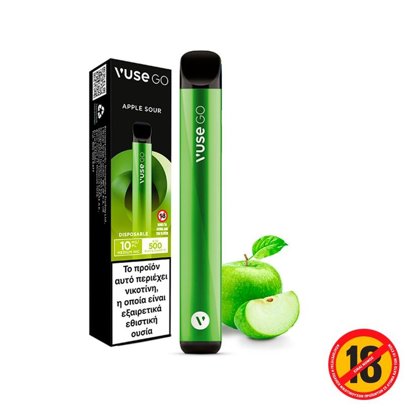 Disposable Vape Vuse Go - Apple Sour - usaheatproduct.store