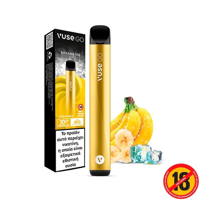 Disposable Vape Vuse Go - Banana Ice - usaheatproduct.store